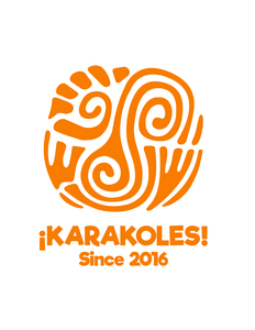Logo Karakoles en naranja original